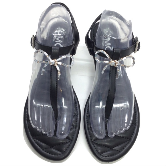 JOMO by Cape Robbin Black Thong Slingback Sandals - Picture 6 of 12